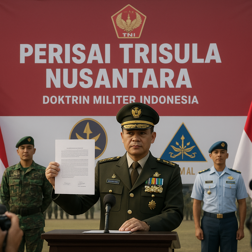TNI Sahkan Doktrin Baru 'Perisai Trisula Nusantara', Tonggak Adaptasi Era Perang Modern