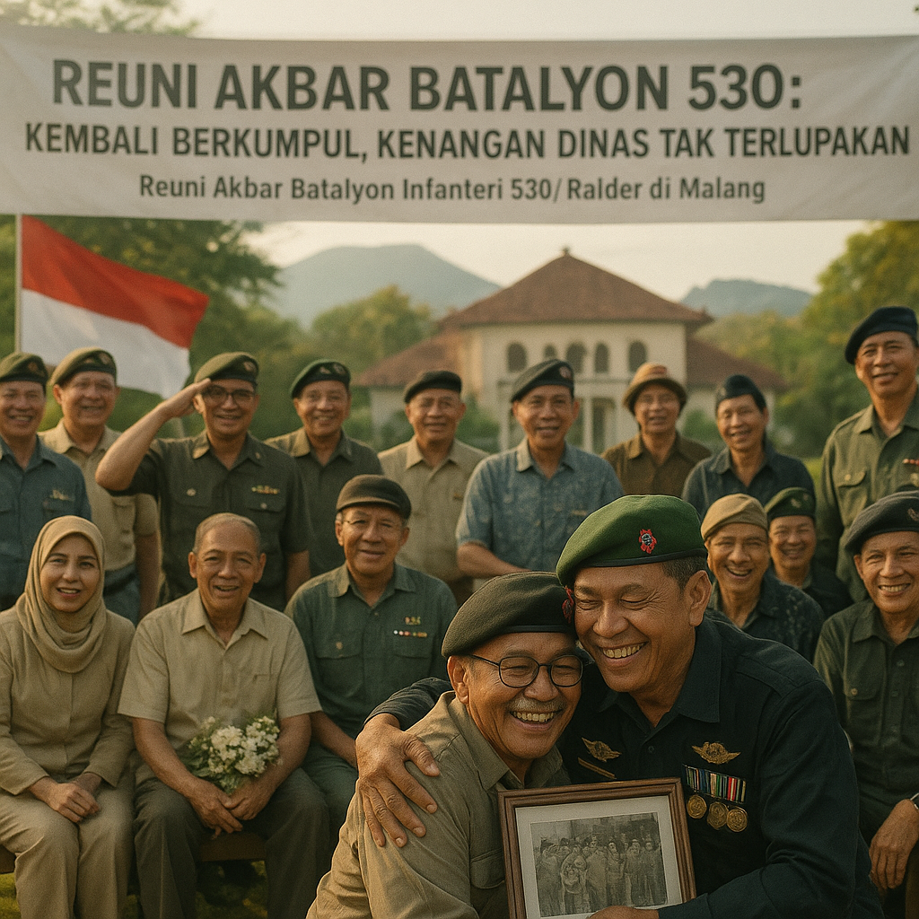 Reuni Akbar Batalyon 530: Kembali Berkumpul, Kenangan Dinas Tak Terlupakan