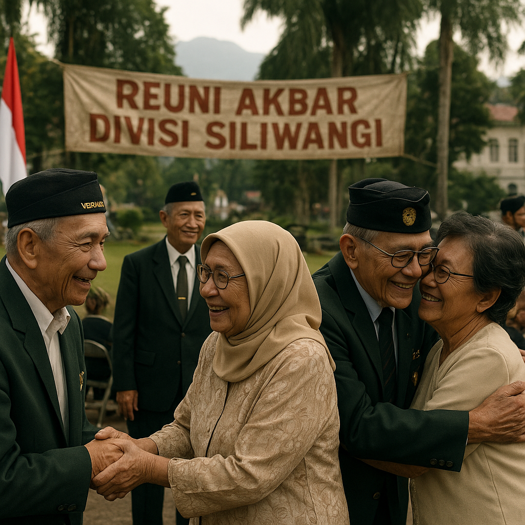 Reuni Akbar Divisi Siliwangi, Mantan Prajurit Kenang Perjalanan Juang di Tanah Sunda