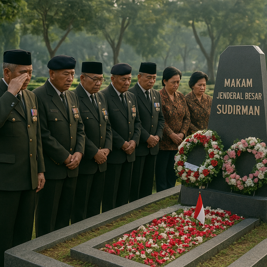 Ziarah ke Makam Jenderal Besar Sudirman, Purnawirawan TNI AD Renungkan Nilai Kepemimpinan