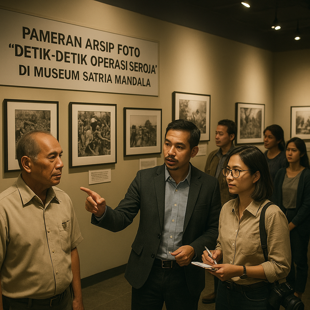 Pameran Arsip Foto 'Detik-Detik Operasi Seroja' di Museum Satria Mandala