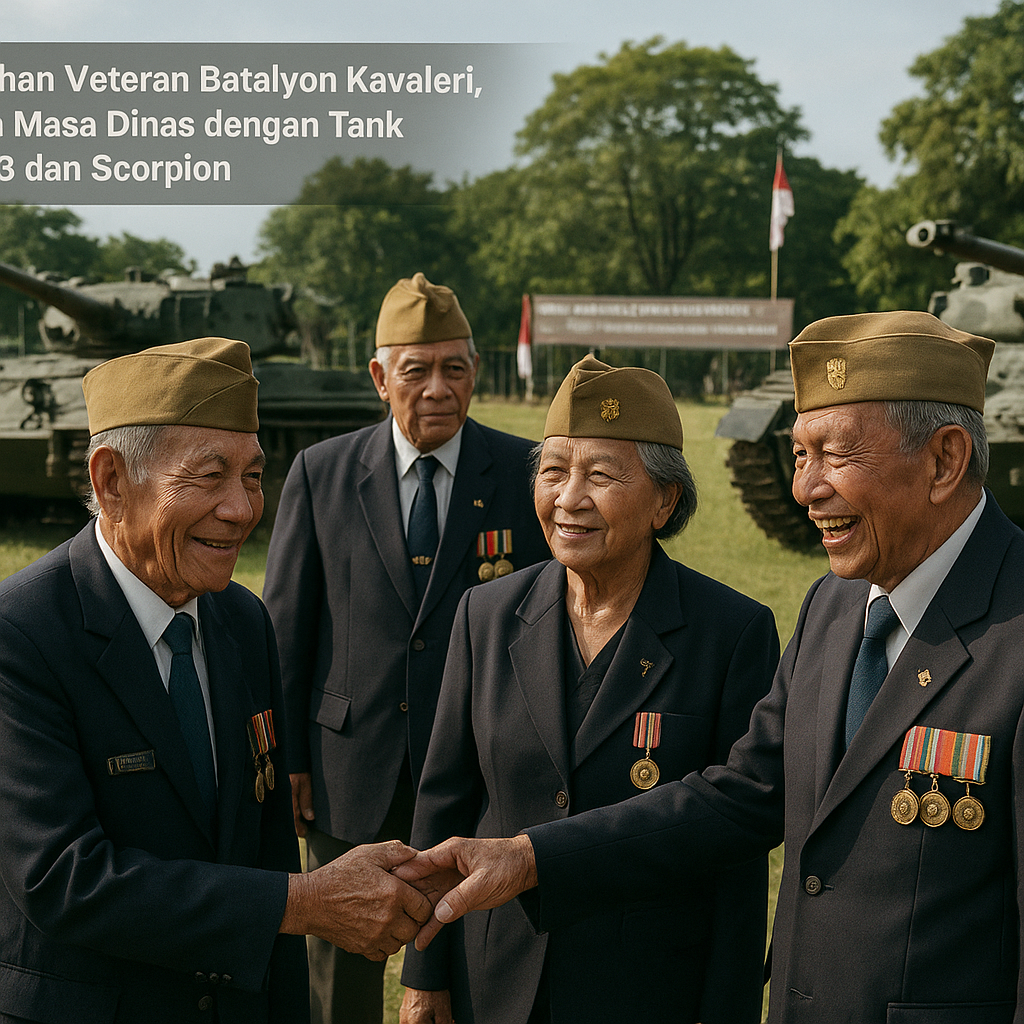Sarasehan Veteran Batalyon Kavaleri, Kenang Masa Dinas dengan Tank AMX-13 dan Scorpion