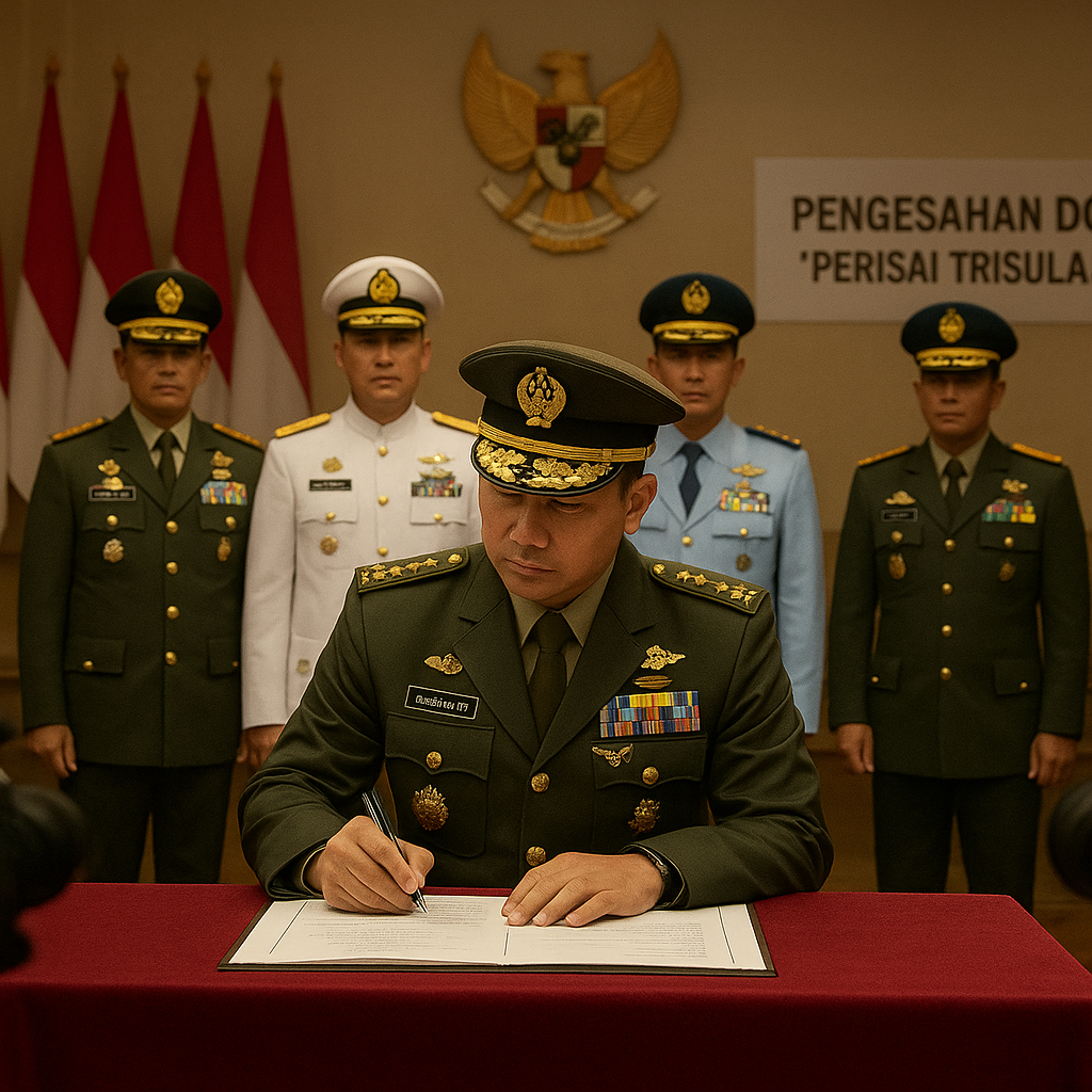 Pengesahan Doktrin 'Perisai Trisula Nusantara', Tonggak Baru Transformasi TNI Menjawab Tantangan Zaman