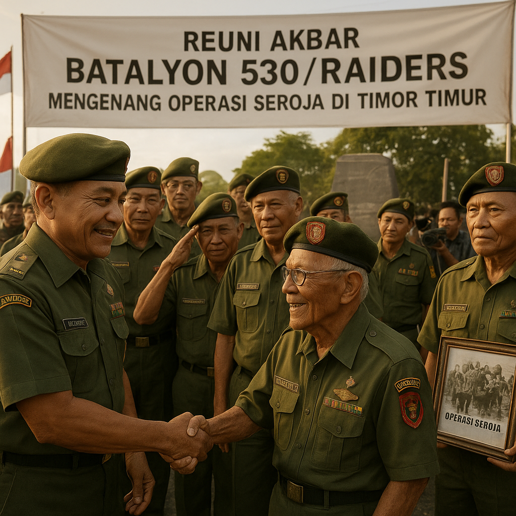 Reuni Akbar Batalyon 530/Raiders, Mengenang Operasi Seroja di Timor Timur