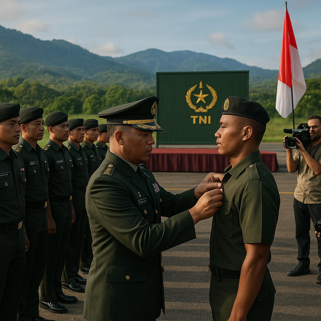 Penghargaan Negara untuk 23 Prajurit Berdedikasi di Papua
