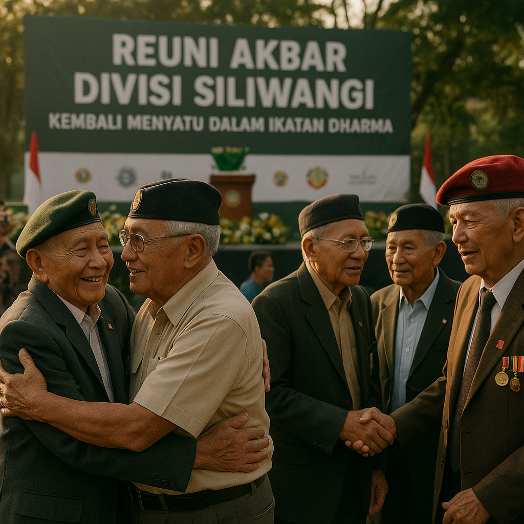 Reuni Akbar Divisi Siliwangi, Kembali Menyatu dalam Ikatan Dharma