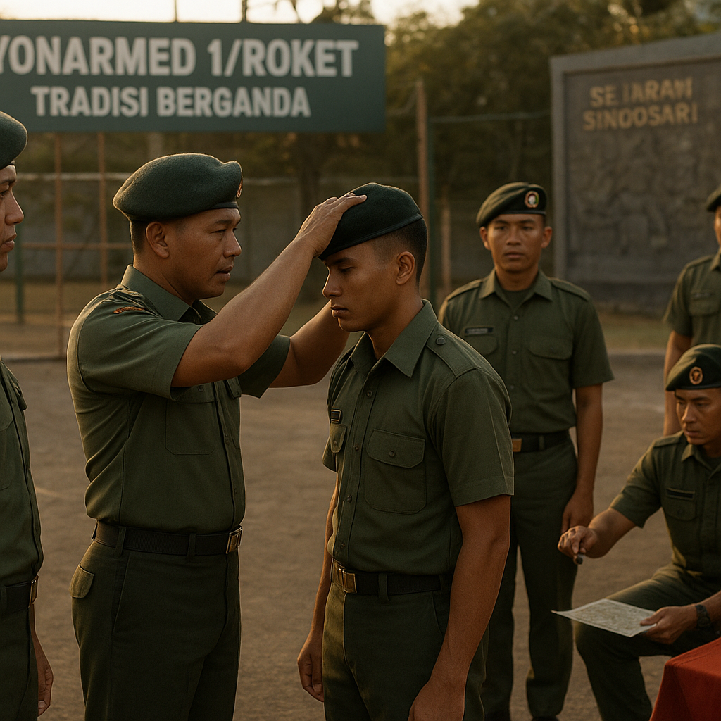 Menarik! Tradisi Prajurit TNI AD Masuk Satuan, Mengenal Sejarah lewat Navigasi