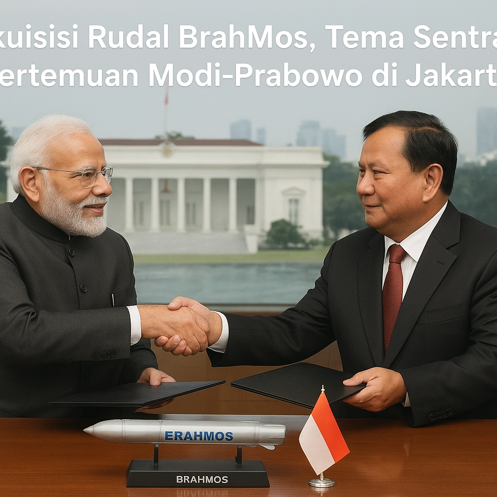 Akuisisi Rudal BrahMos, Tema Sentral Pertemuan Modi-Prabowo di Jakarta