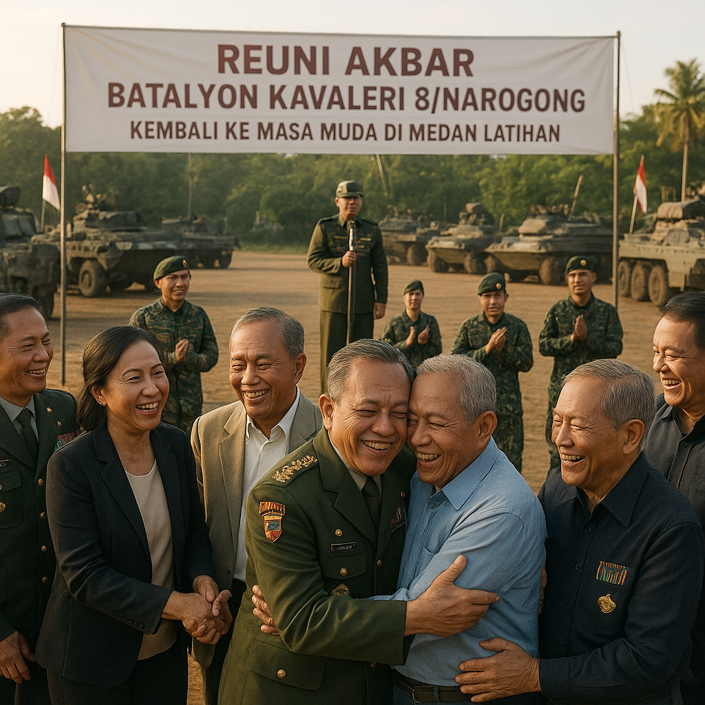 Reuni Akbar Batalyon Kavaleri 8/Narogong, Kembali ke Masa Muda di Medan Latihan