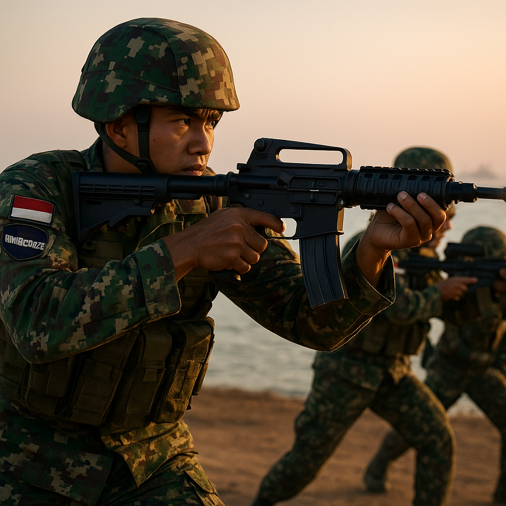 Marinir TNI AL Unjuk Gigi dalam Latihan Tembak Reaksi di RIMPAC 2026