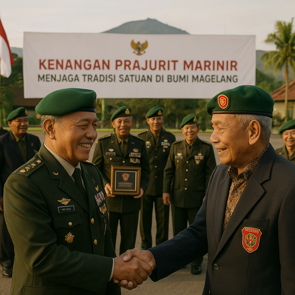 Kenangan Prajurit Marinir: Menjaga Tradisi Satuan di Bumi Magelang