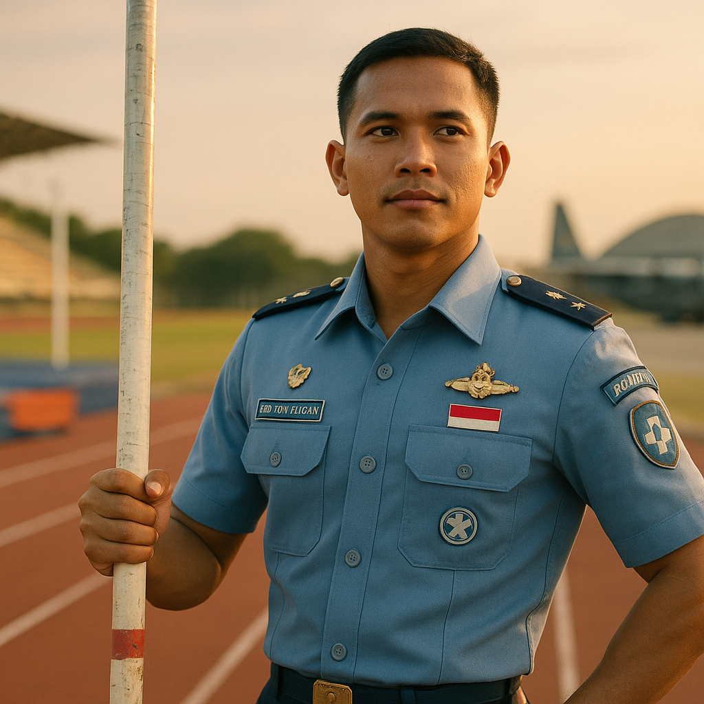 Dari Lintasan Lompat Galah ke Langit Pengabdian Bersama Letda Kes Idan Fauzan