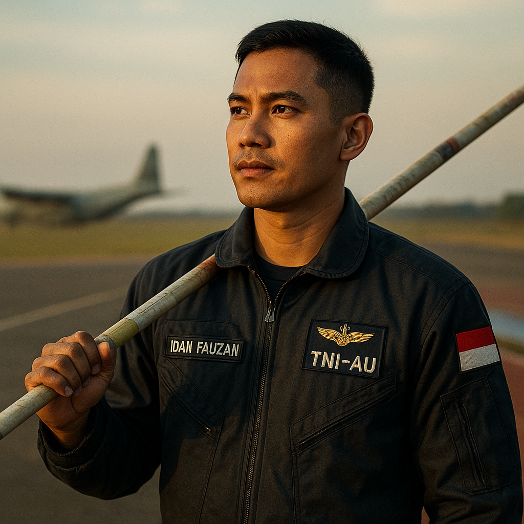 Dari Lintasan Lompat Galah ke Langit Pengabdian Bersama Letda Kes Idan Fauzan – Pama Disbinjasau