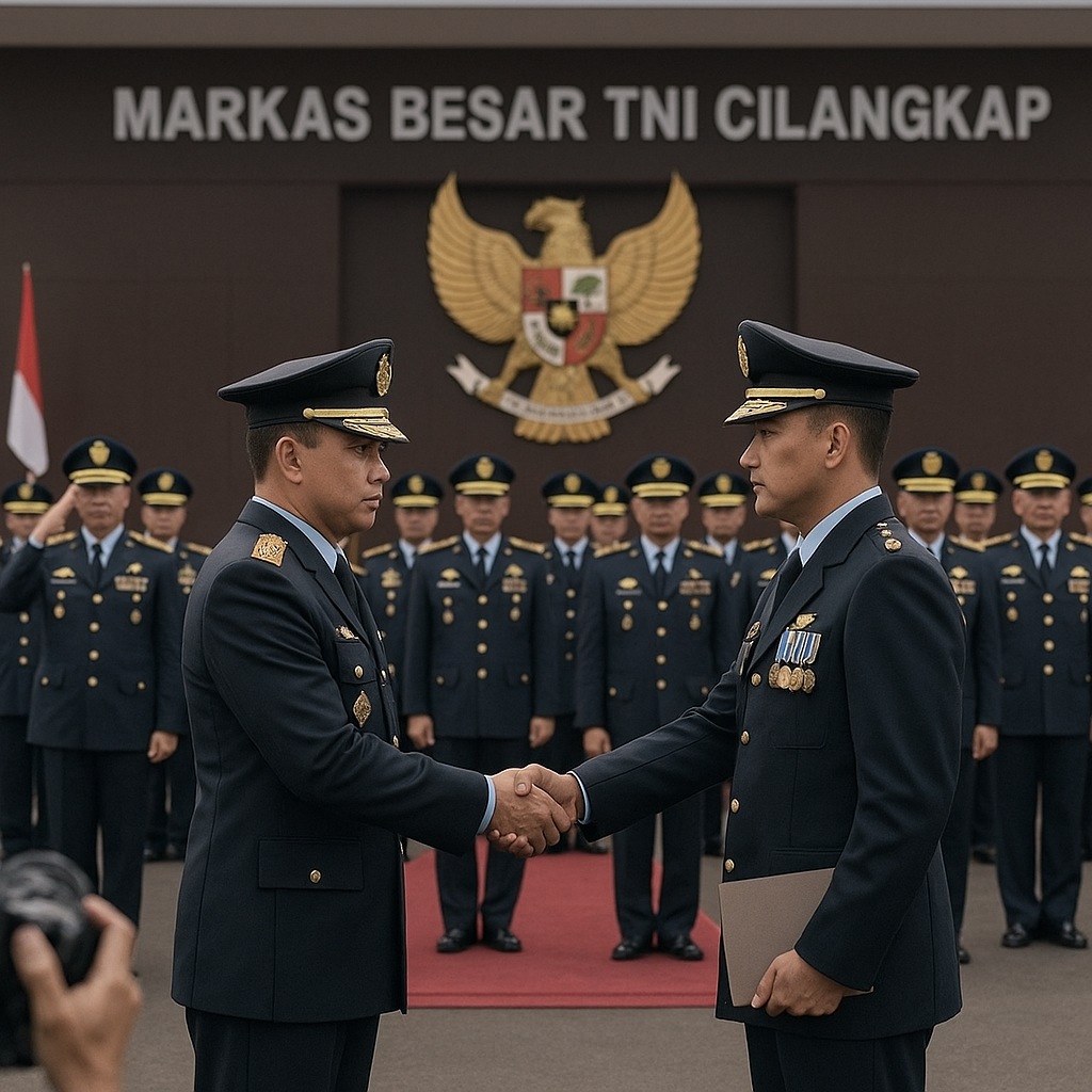 Kenangan Abdi: Panglima TNI Anugerahkan Kenaikan Pangkat kepada 105 Perwira Tinggi