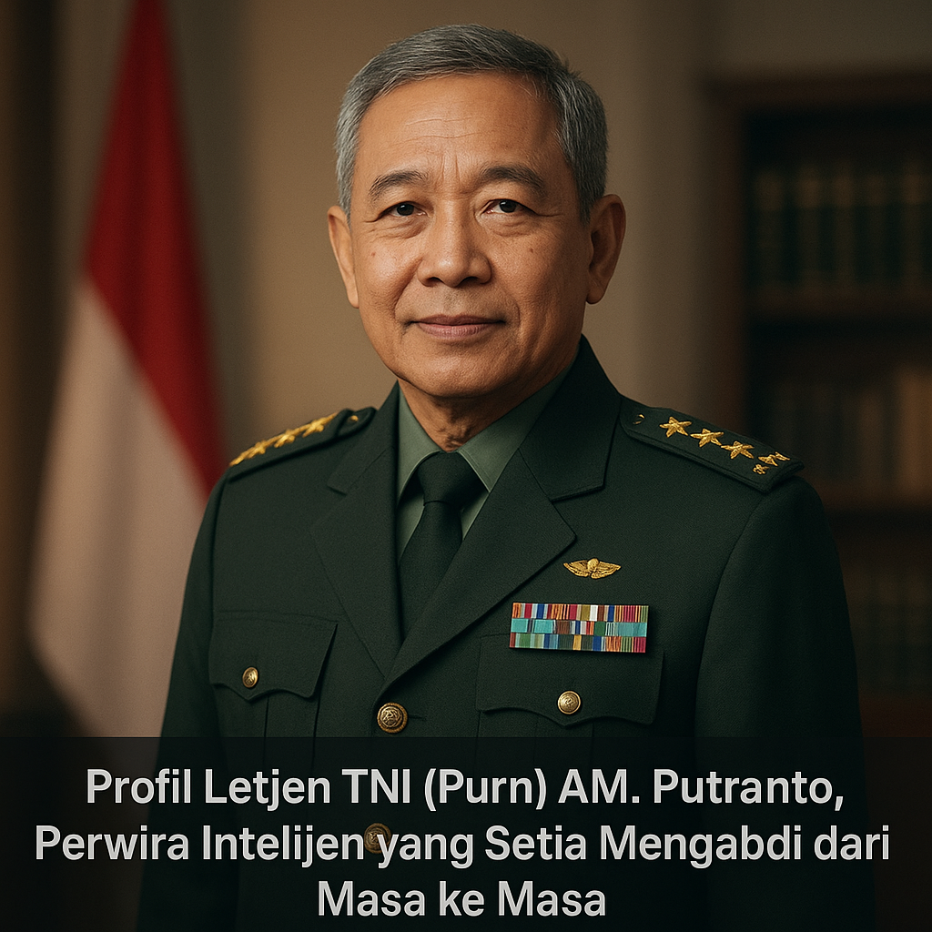 Profil Letjen TNI (Purn) AM. Putranto, Perwira Intelijen yang Setia Mengabdi dari Masa ke Masa