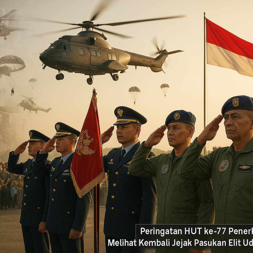Peringatan Hari Ulang Tahun ke-77 Penerbad, Melihat Kembali Jejarah Pasukan Elit Udara TNI AD