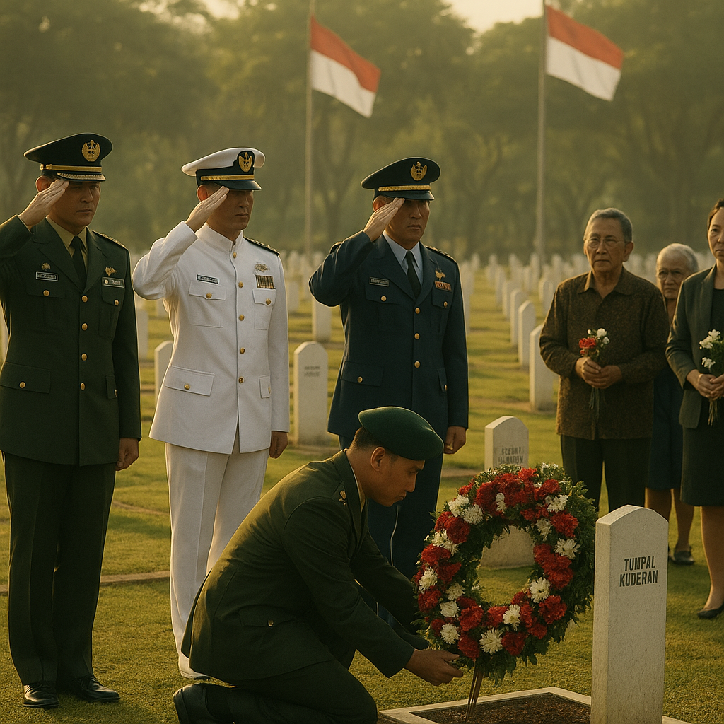 Upacara Ziarah ke TMP Kalibata, Menghormati Para Pendahulu yang telah Berpulang
