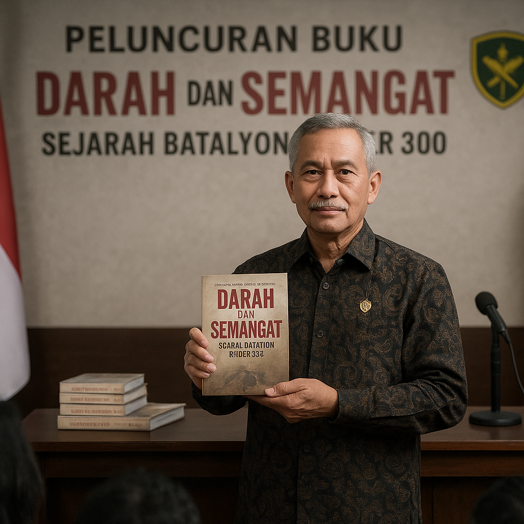 Peluncuran Buku 'Darah dan Semangat: Sejarah Batalyon Raider 300' oleh Mantan Komandan Pertama