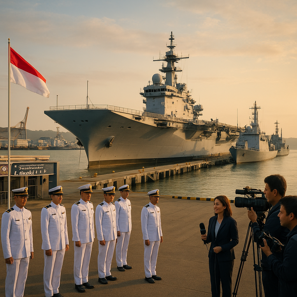 TNI AL Siapkan Lanal Lampung sebagai Pangkalan Kapal Induk Garibaldi