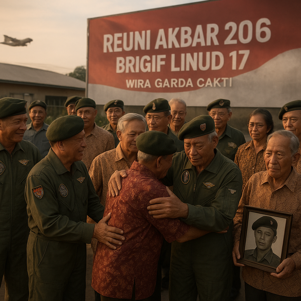 Reuni Akbar 2026 Brigif Linud 17, Kenangan Lompat Bebas dan Wira Garda Cakti Dibangkitkan