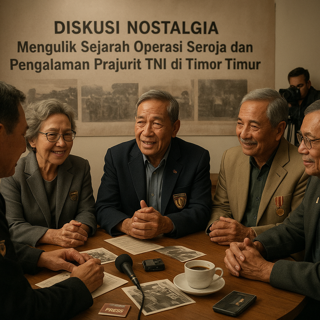 Diskusi Nostalgia: Mengulik Sejarah Operasi Seroja dan Pengalaman Prajurit TNI di Timor Timur