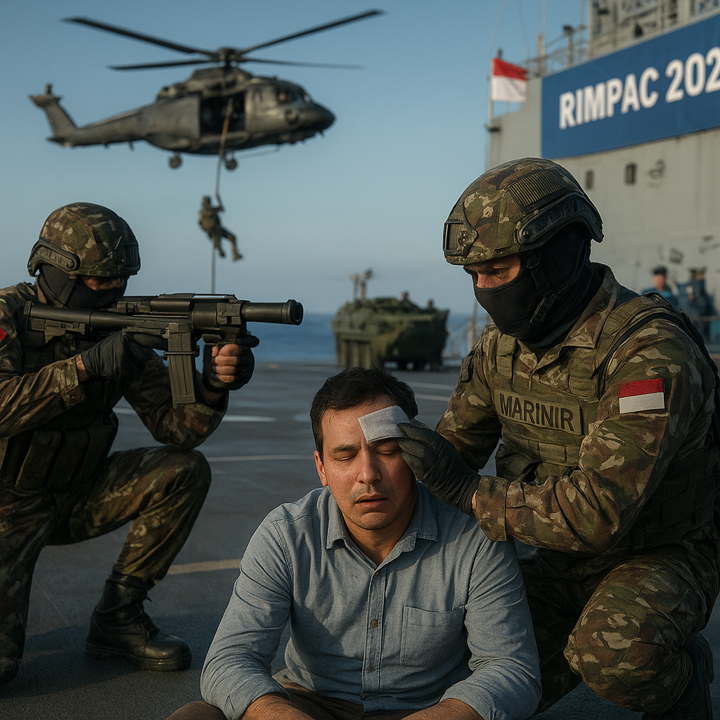 Marinir TNI tunjukkan kemampuan tempur dan penyelamatan sandera di RIMPAC 2026