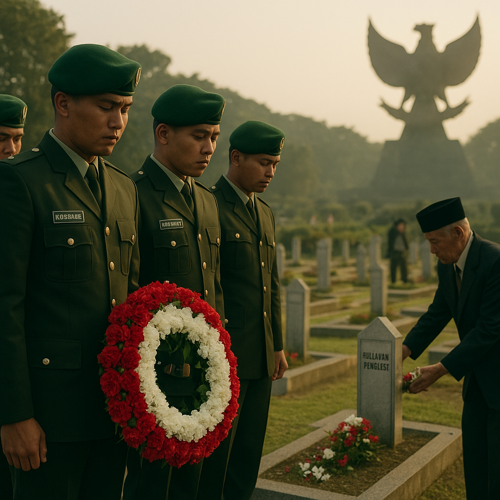 Napak Tilas Jejak Sejarah: Prajurit Kostrad Ziarah ke Makam Pahlawan Revolusi di Lubang Buaya