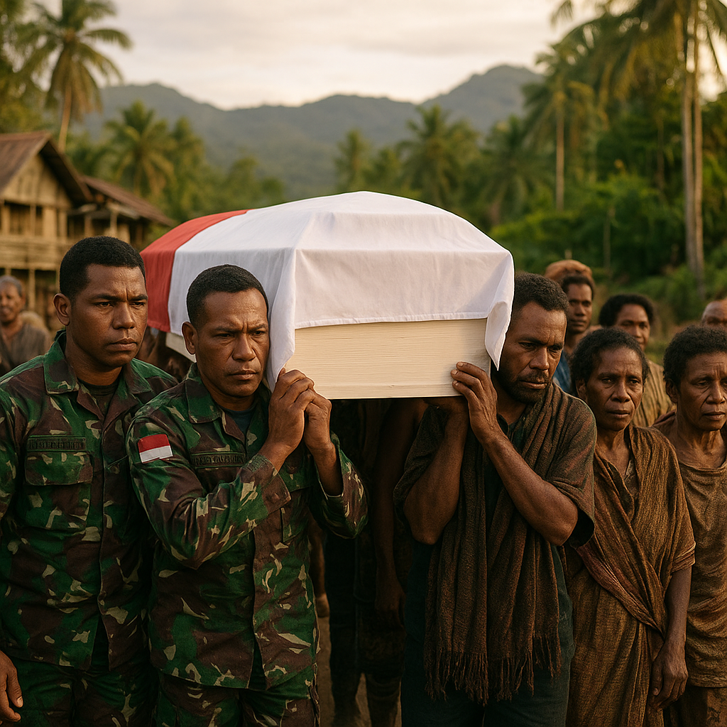 Dentingan Sejarah: Mengenang Kepahlawanan Satgas Yonif 757/Garuda Vira di Bumi Papua