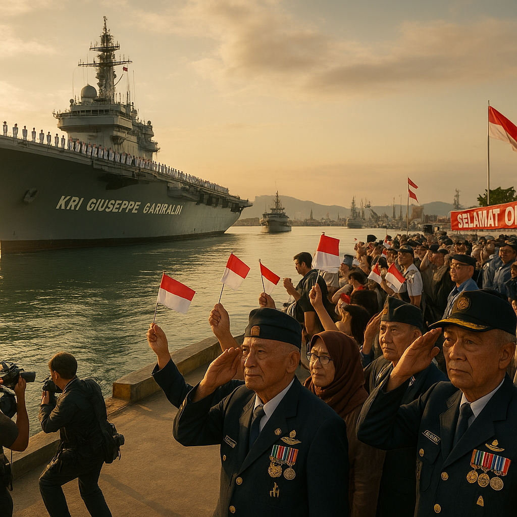 Kebanggaan Armada: Menyambut Kedatangan Kapal Induk Pertama Indonesia, Giuseppe Garibaldi