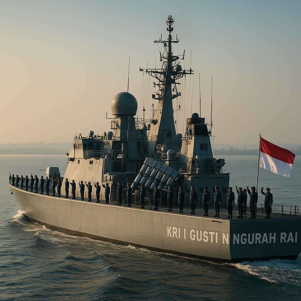 Mengukir Sejarah Baru: KRI I Gusti Ngurah Rai Berlayar Ke Rusia Untuk Latma Orruda