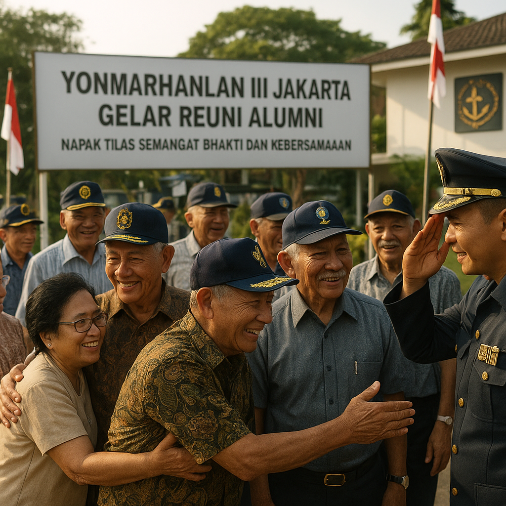 Yonmarhanlan III Jakarta Gelar Reuni Alumni: Napak Tilas Semangat Bhakti dan Kebersamaan