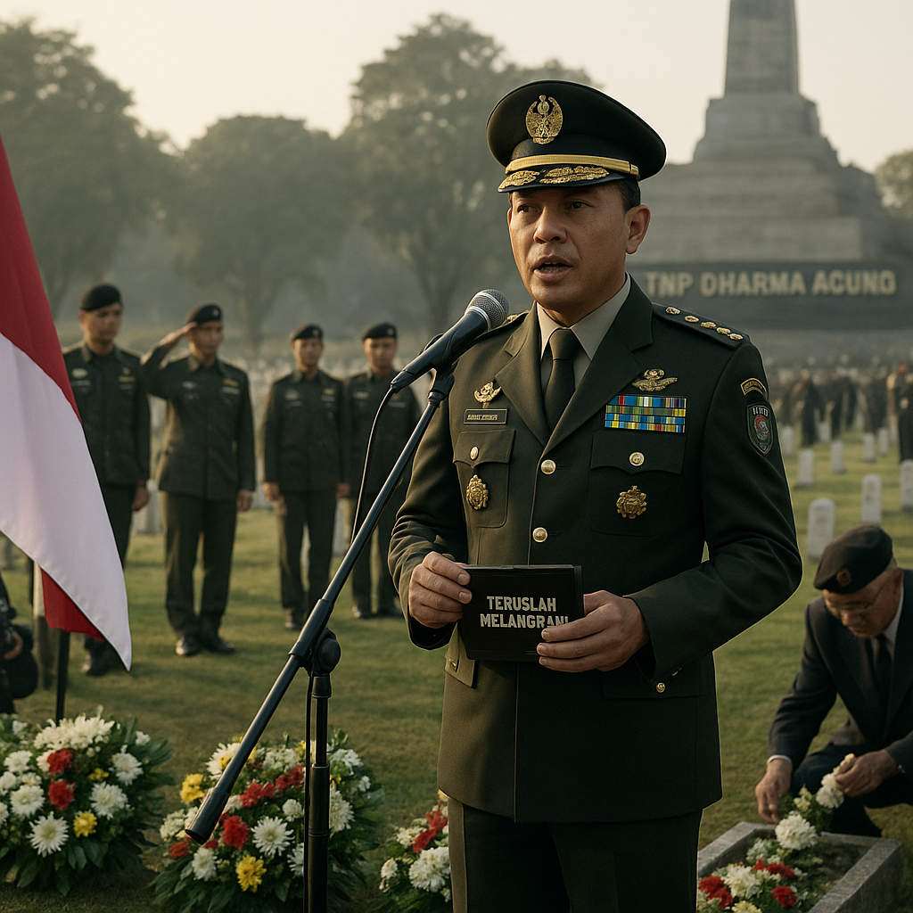 Pangdam VI/Mulawarman Luncurkan Lagu 'Teruslah Melangkah' dan Pimpin Ziarah TMP