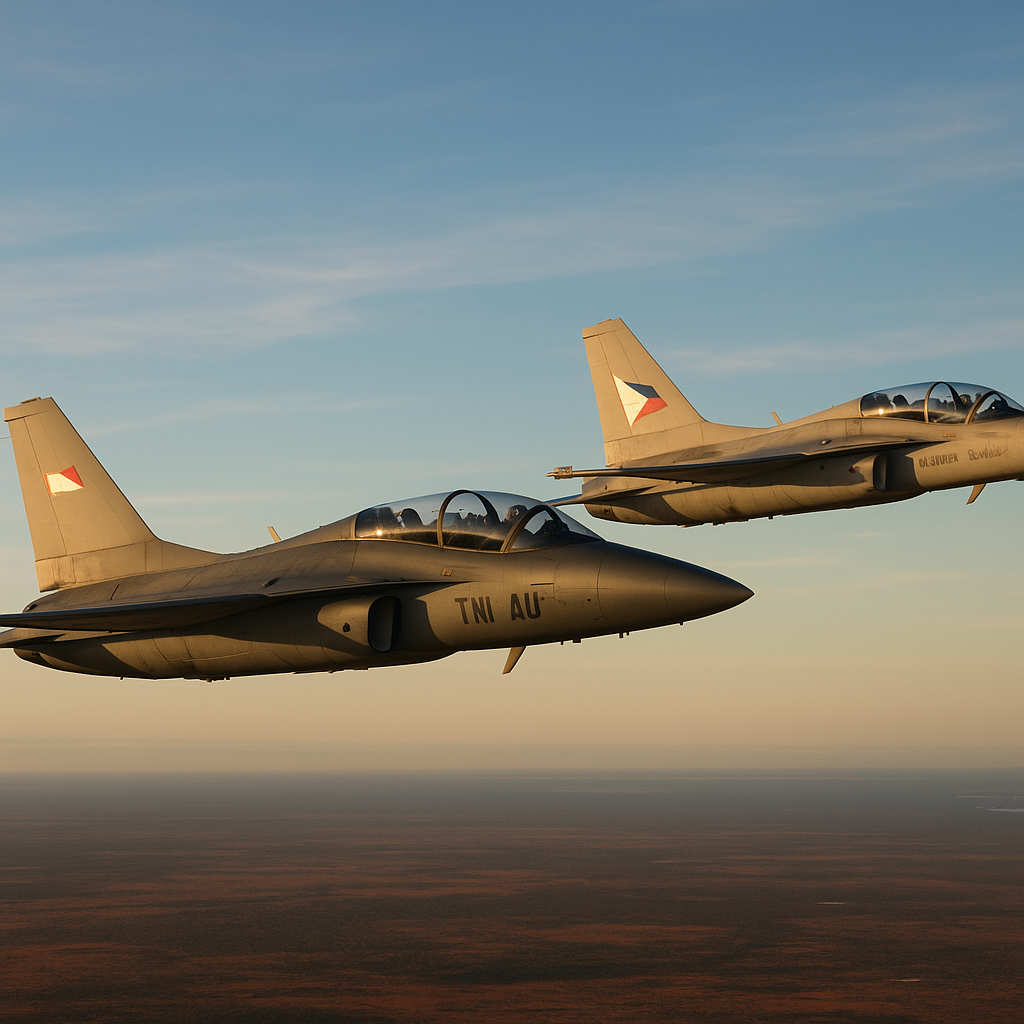 Reuni Keluarga Golden Eagle di Langit Australia, T-50i TNI AU Bertemu Saudara FA-50 Filipina