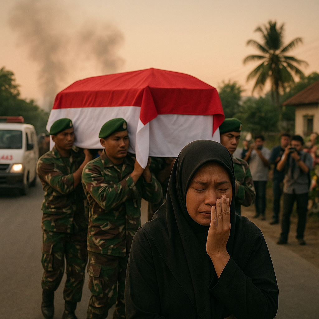 Isak Tangis Warnai Evakuasi Korban Ledakan Gudang Amunisi Gupusmu Madiun
