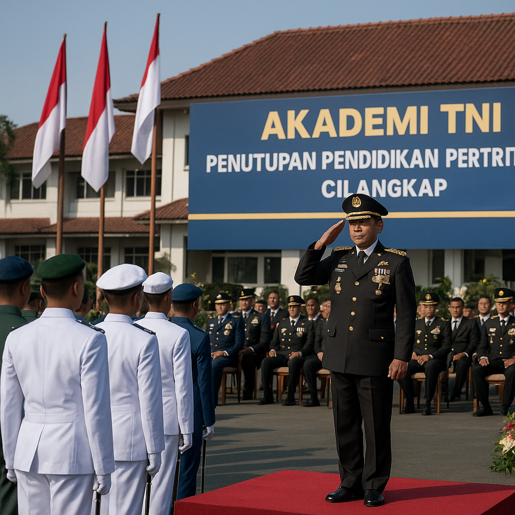Panglima TNI Tutup Pendidikan Pertama Akademi TNI Tahun 2026 di Cilangkap