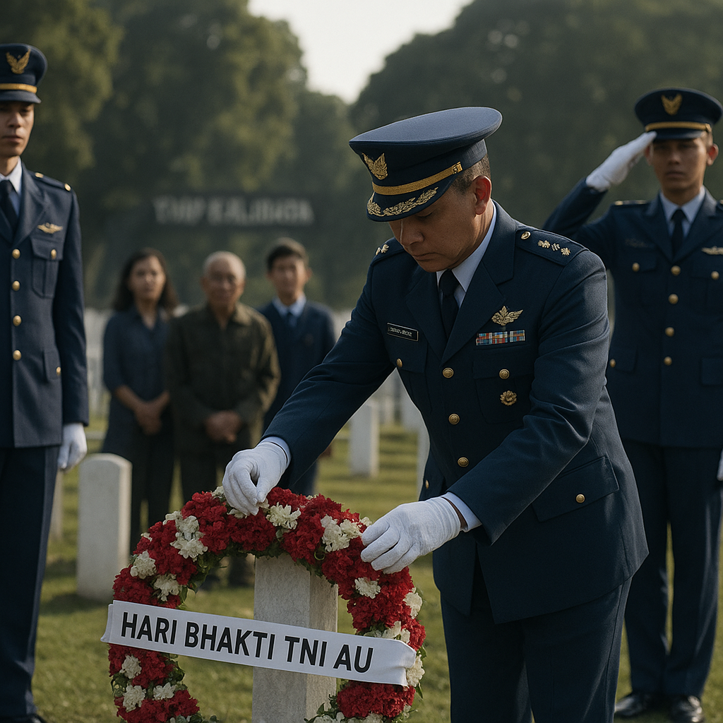 Ziarah ke TMP Kalibata, Peringati Hari Bhakti TNI Angkatan Udara