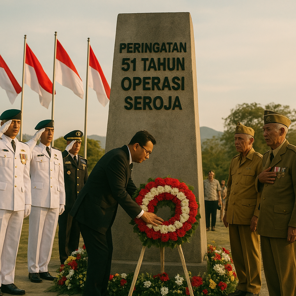 Peringatan 51 Tahun Operasi Seroja, Mengenang Pengorbanan Prajurit TNI di Bumi Lorosae