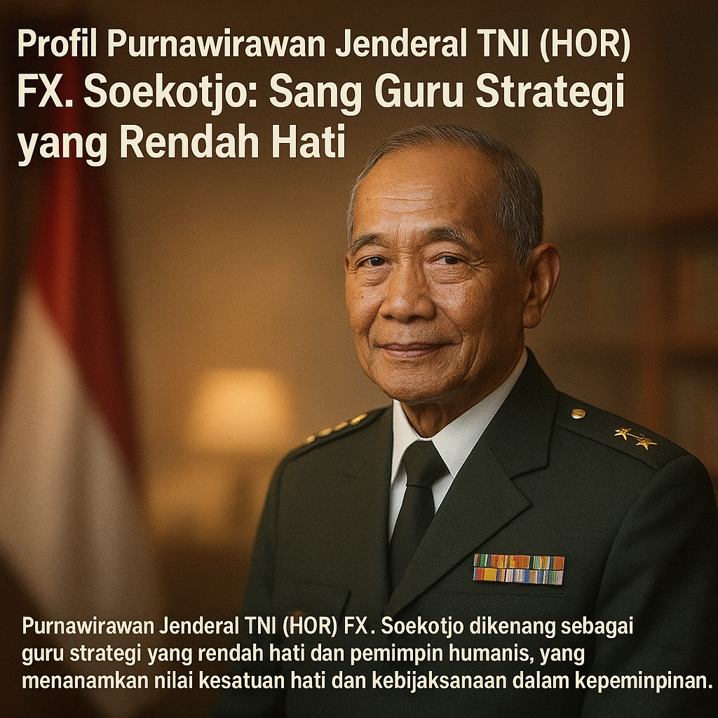 Profil Purnawirawan Jenderal TNI (HOR) FX. Soekotjo: Sang Guru Strategi yang Rendah Hati