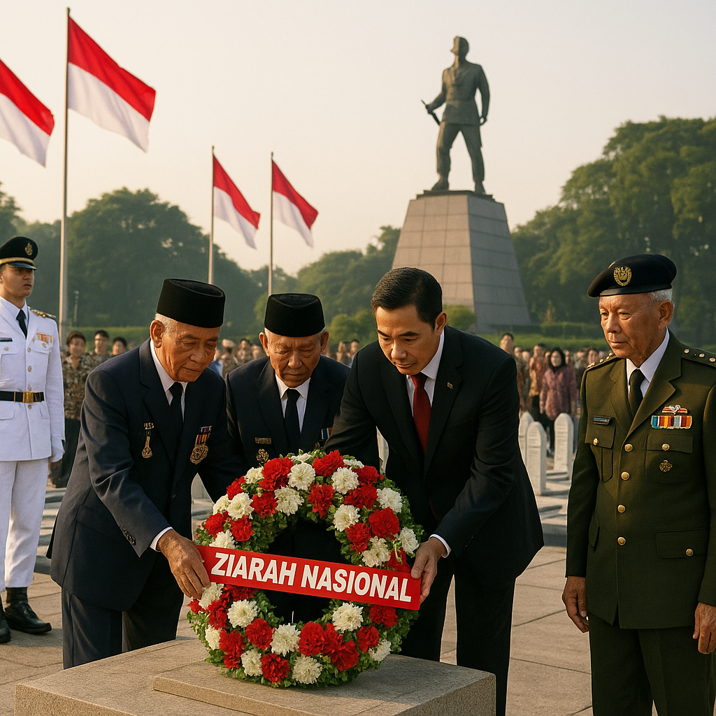 Mengenang Jasa Pahlawan: Upacara Ziarah Nasional di TMP Kalibata
