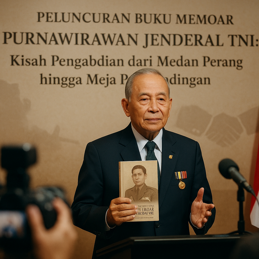 Peluncuran Buku Memoar Purnawirawan Jenderal TNI: Kisah Pengabdian dari Medan Perang hingga Meja Perundingan