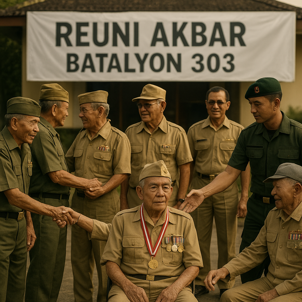 Reuni Akbar Batalyon 303, Kumpulkan Angkatan dari Masa Operasi Seroja hingga Damai