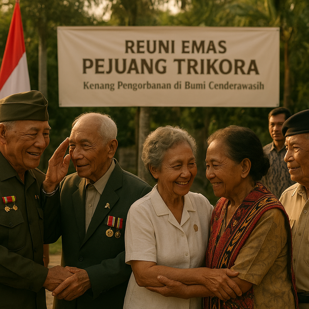 Reuni Emas Pejuang Trikora, Kenang Pengorbanan di Bumi Cenderawasih
