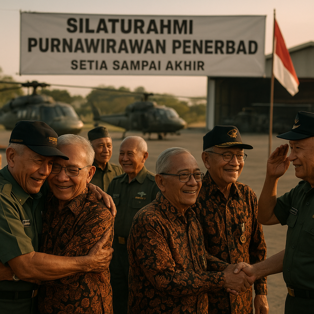 Silaturahmi Purnawirawan Penerbad, Kembali ke Markas dengan Kenangan Terbang