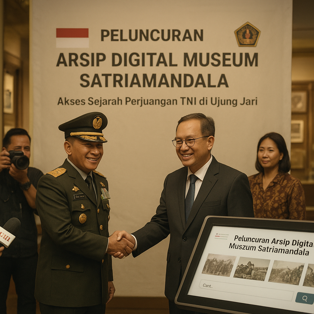 Peluncuran Arsip Digital Museum Satriamandala: Akses Sejarah Perjuangan TNI di Ujung Jari