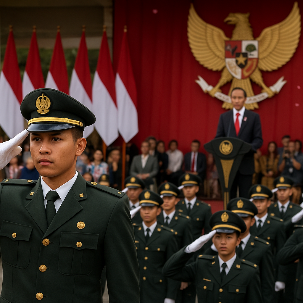 Pesan Setia kepada Pancasila dan Rakyat dalam Pelantikan Perwira Remaja