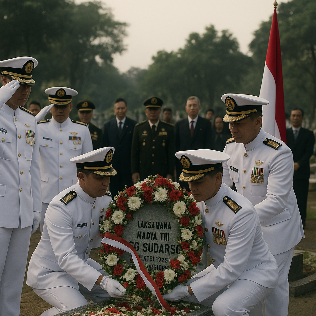 Ziarah ke Makam Laksamana Madya TNI Yos Sudarso, Mengenang Gugurnya Sang Patriot Laut