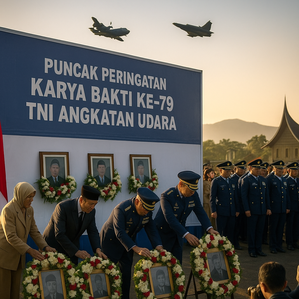 Padang Jadi Tuan Rumah Puncak Peringatan Karya Bakti ke-79 TNI Angkatan Udara