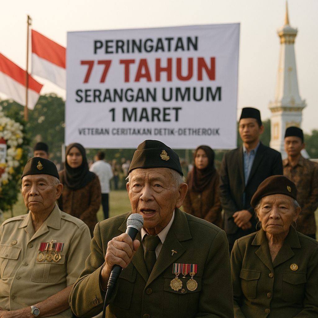Peringatan 77 Tahun Serangan Umum 1 Maret di Yogyakarta, Veteran Ceritakan Detik-detik Heroik