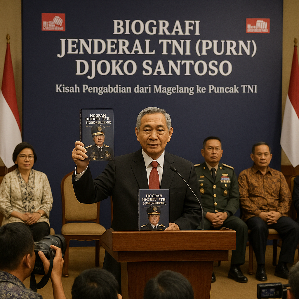 Peluncuran Buku Biografi Jenderal TNI (Purn) Djoko Santoso, Kisah Pengabdian dari Magelang ke Puncak TNI