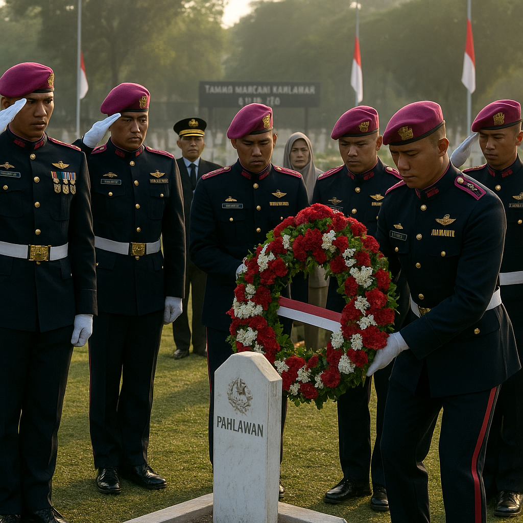Ziarah ke TMP Kalibata, Tradisi Korps Marinir Peringati HUT ke-77